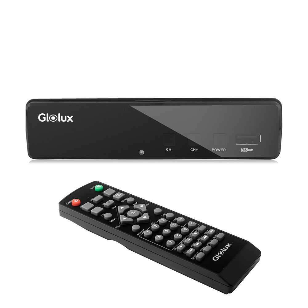 GLOLUX OCHO | ATSC Digital Converter Box with Recording / Media Player / TV Tuner Function (130STB)