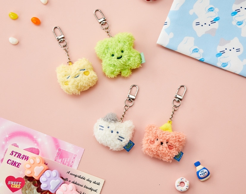 【Butter Family】毛絨鑰匙圈