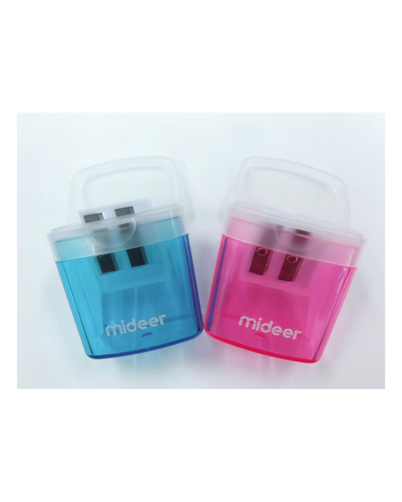 mideer 雙筒鉛筆刨 (紅色/藍色)