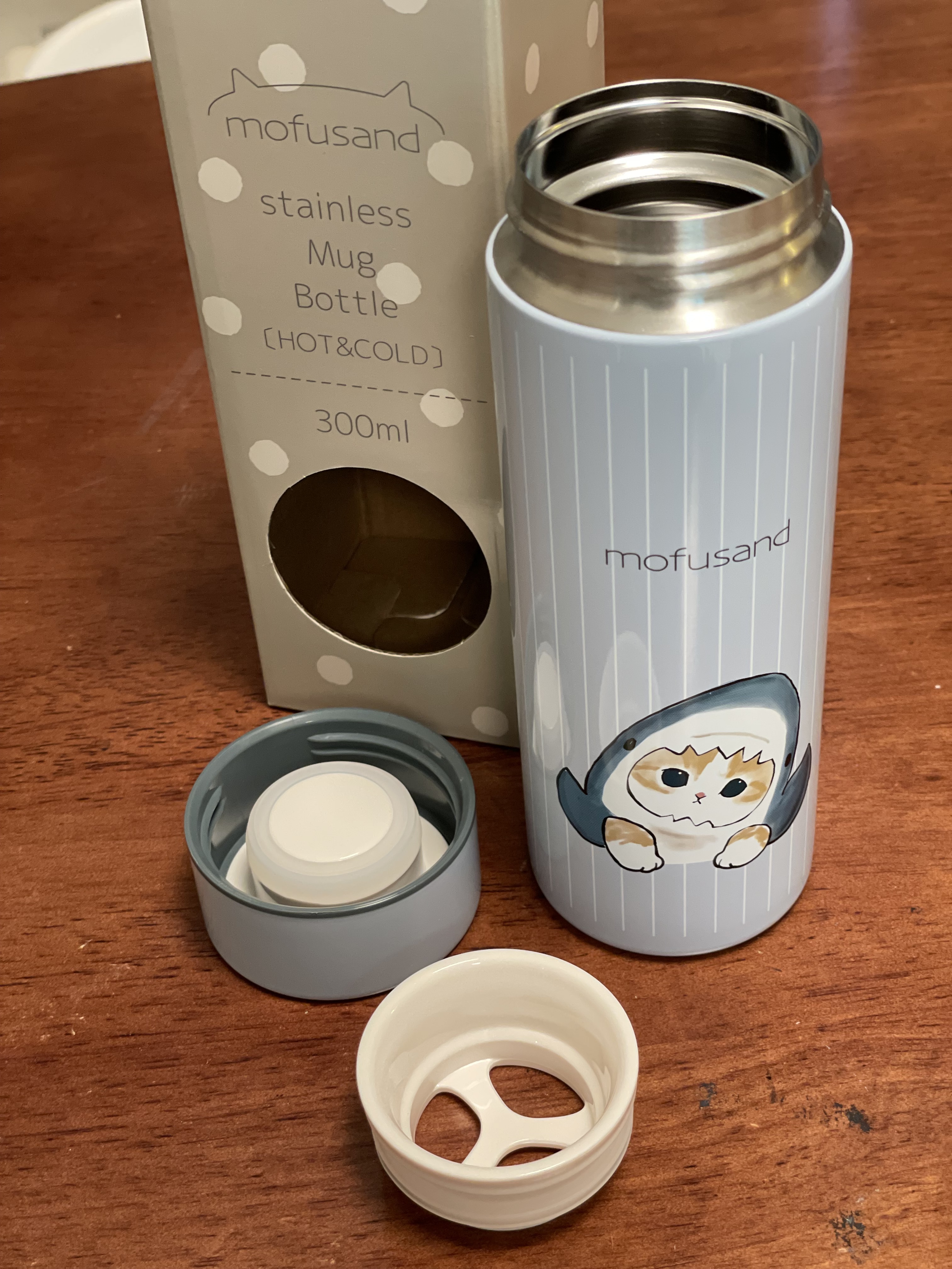 日本進口Mofusand 300ml 魔法保溫瓶 （M碼）