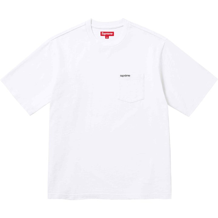 現貨┃Supreme 24SS S/S Pocket Tee 刺繡 口袋Tee 多色 基本款 短袖
