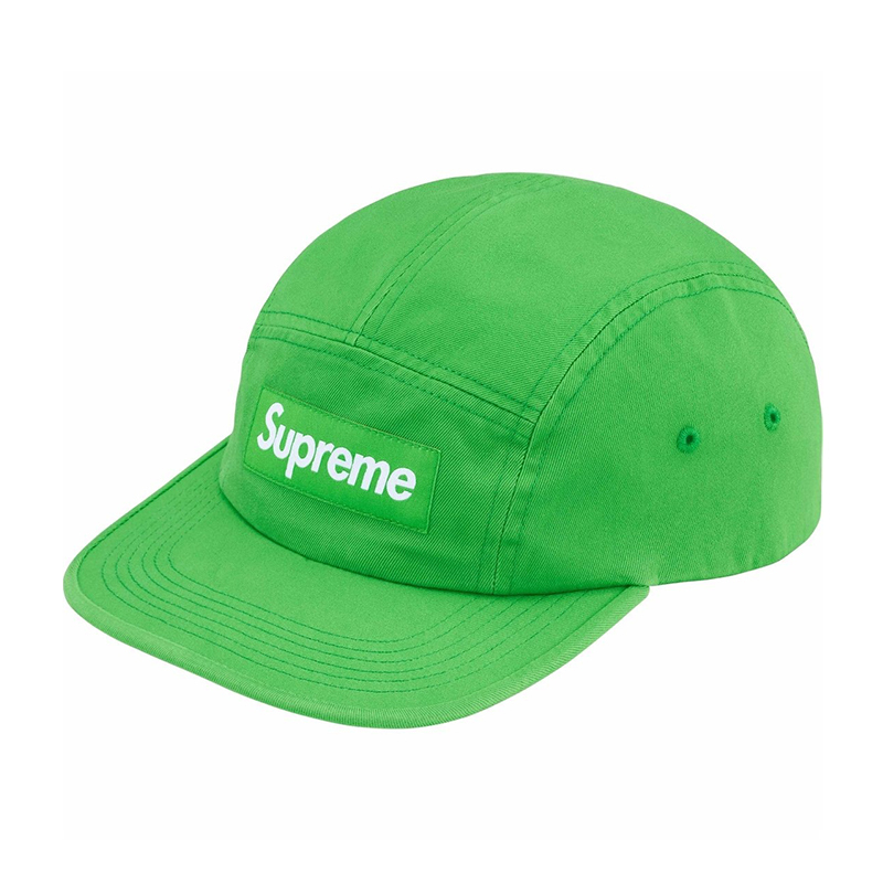 SUPREME WASHED CHINO TWILL CAMP CAP LIGHT GREEN SS24H31-GN [台灣現貨]