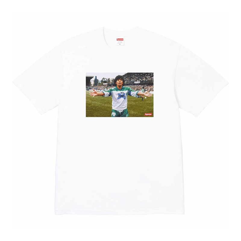SUPREME MARADONA TEE WHITE SS24T31-WE [台灣現貨]