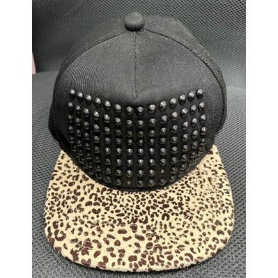 Dope｜【全新品】豹紋鴨舌帽 棒球帽 鉚釘帽 潮牌帽