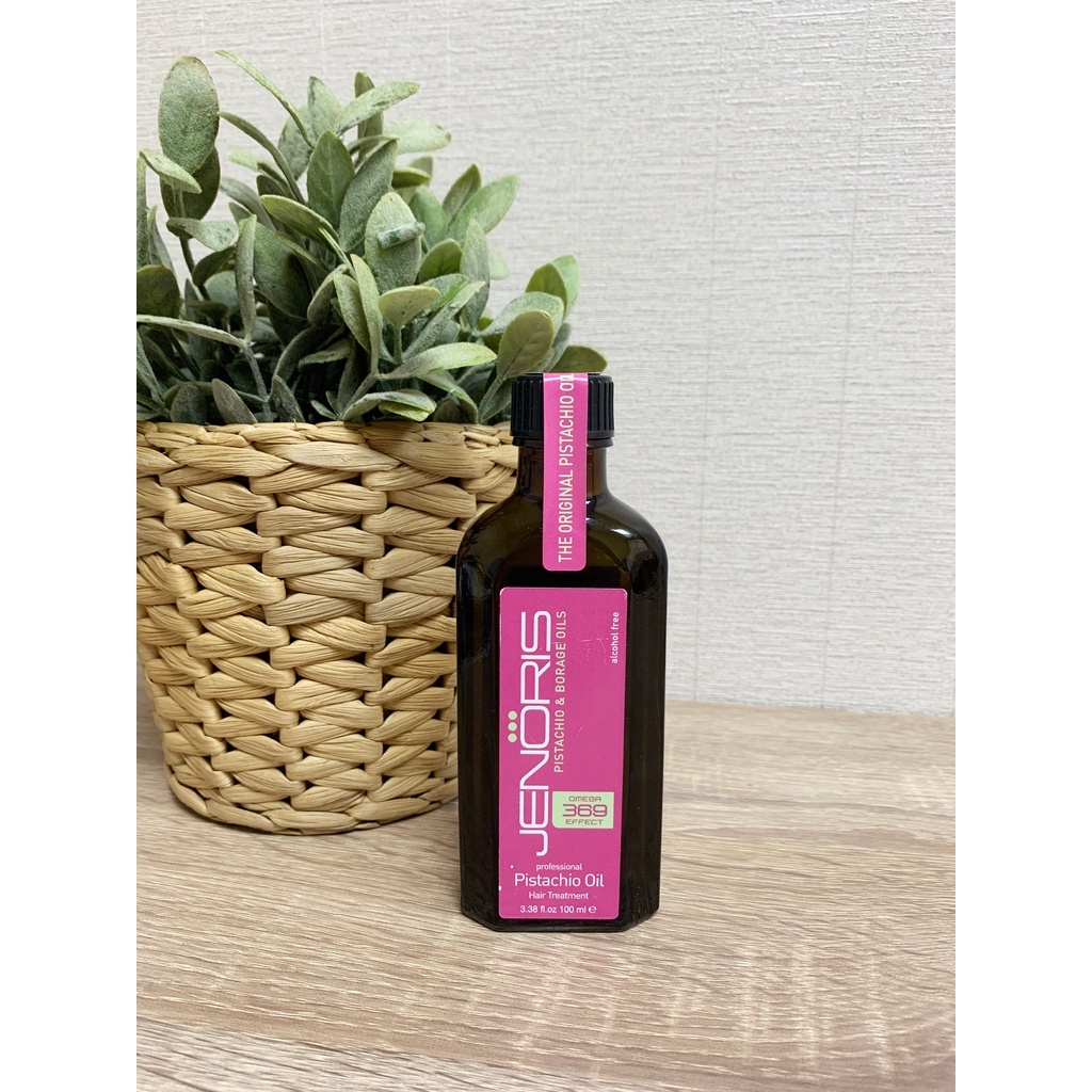 Jenoris｜ 熱銷即期品 特價賠售出清護髮油 粉紅奇蹟油 開心果護髮油 100ml(無盒 附壓頭 全新品)