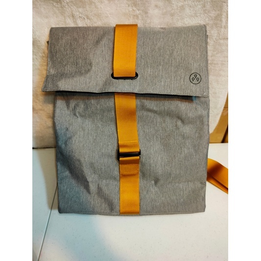 Kiwee 未行｜大方折疊包 雙肩包 可後背 可斜挎(煙塵灰色)