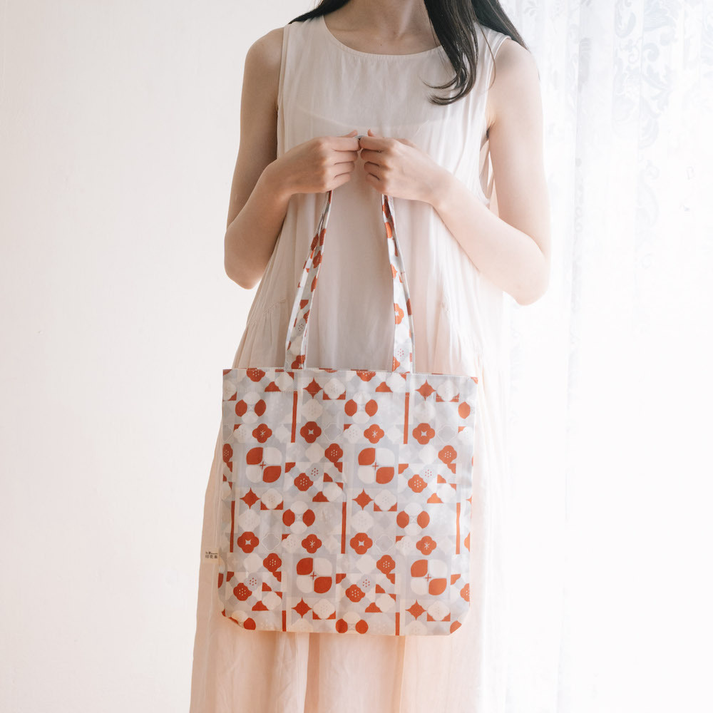 玻璃海棠花購物袋