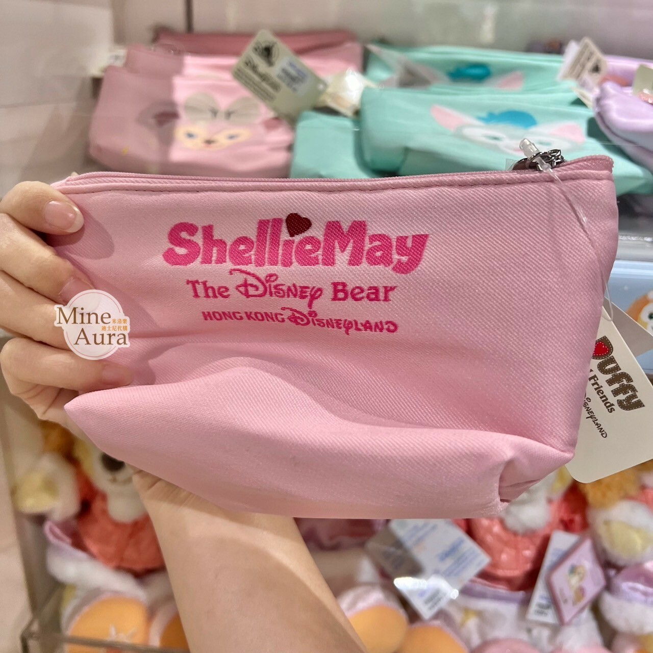 雪莉玫 ShellieMay 大頭圖案 隨身 收納 萬用袋 -香港迪士尼樂園