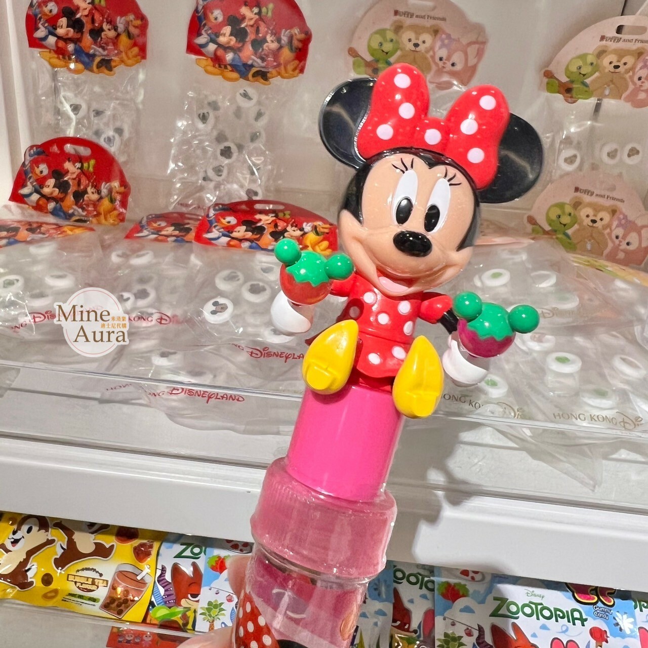米妮 Minnie 立體公仔可動設計 糖果棒 -香港迪士尼樂園