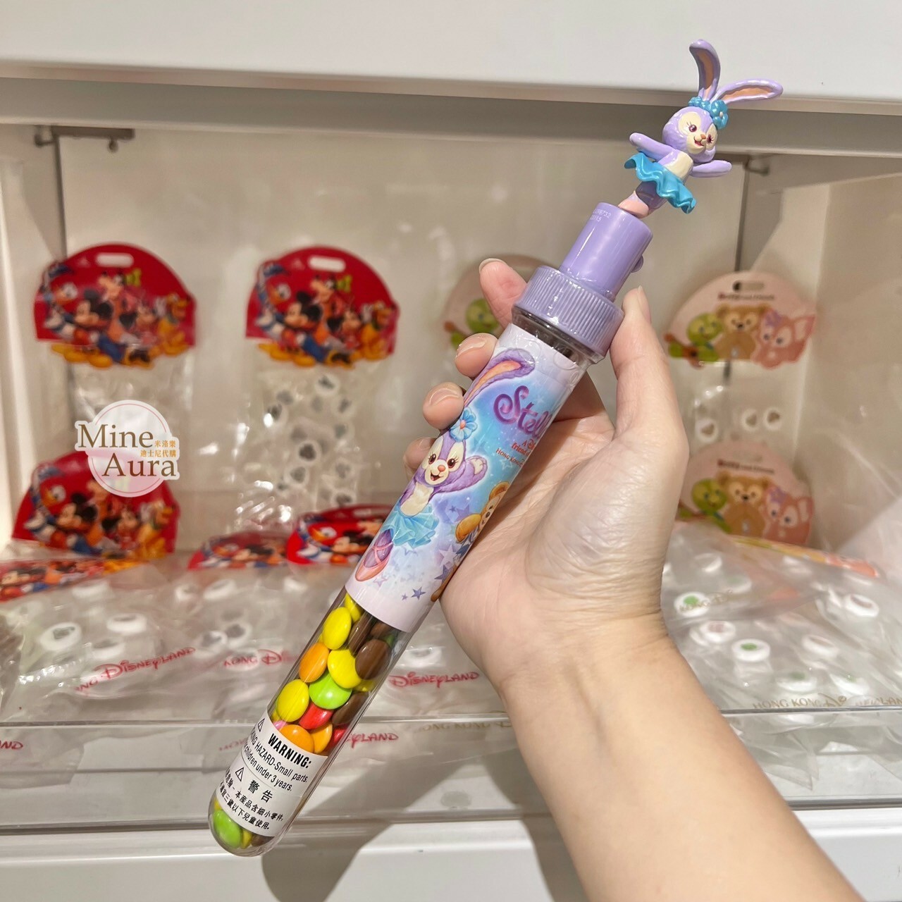 史黛拉露 星黛露 StellaLou 立體公仔可動設計 糖果棒 -香港迪士尼樂園