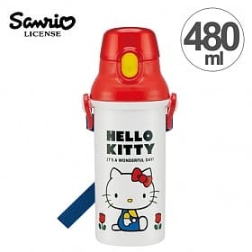 SKATER｜HELLO KITTY ｜直飲式水壺 480ml