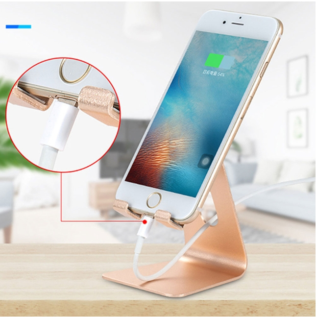 SWISSTEC｜原價299特價出清！ 鋁合金可調式手機支架 平板適用 香檳金