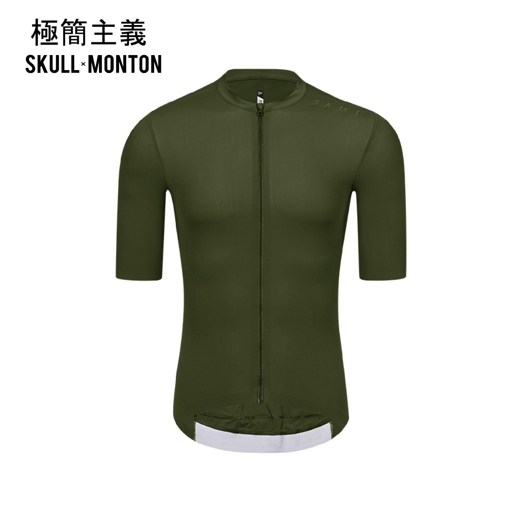 極簡主義軍綠男款短上衣