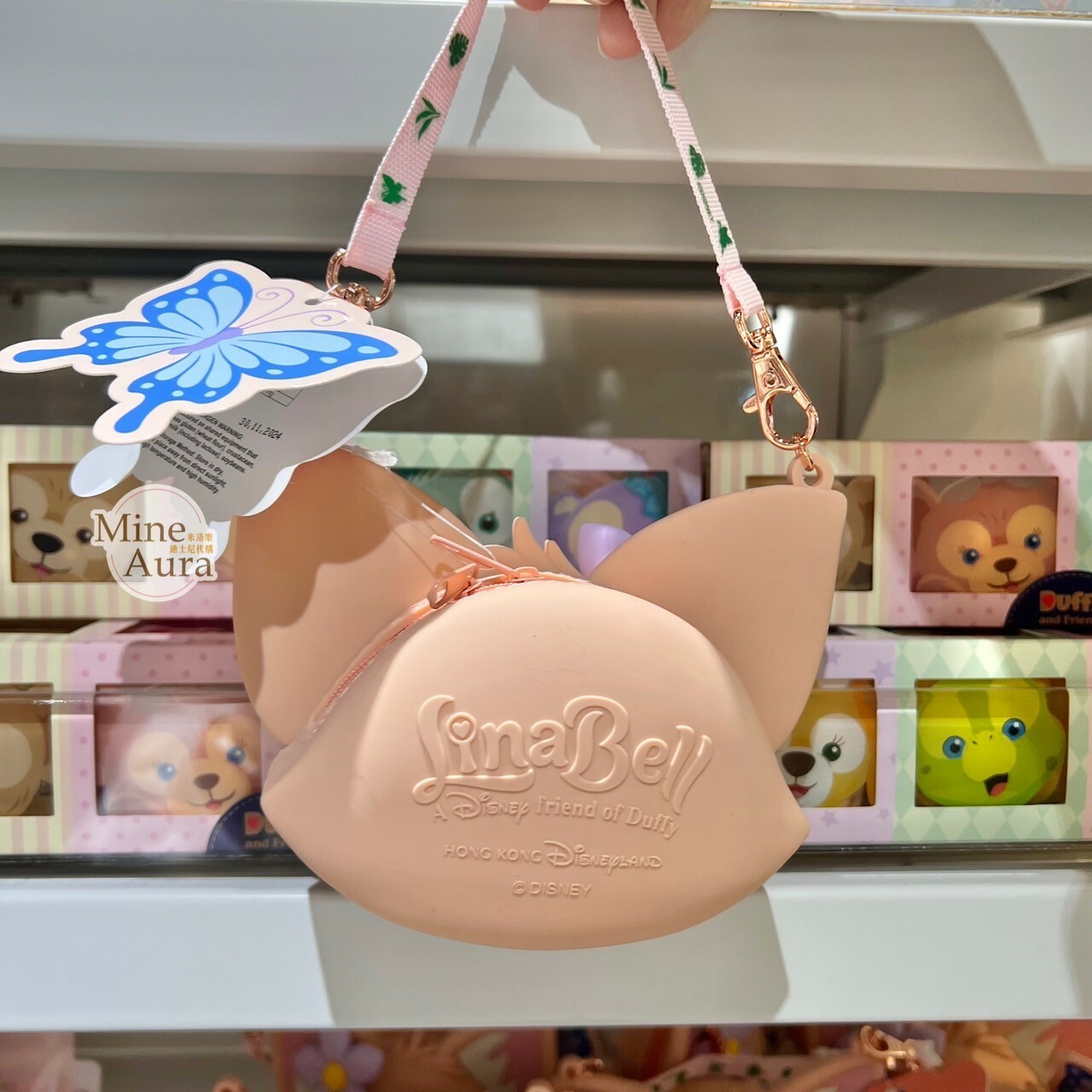 玲娜貝兒 Lina bell 矽膠 大頭造型 手提 糖果盒 收納袋 -香港迪士尼樂園