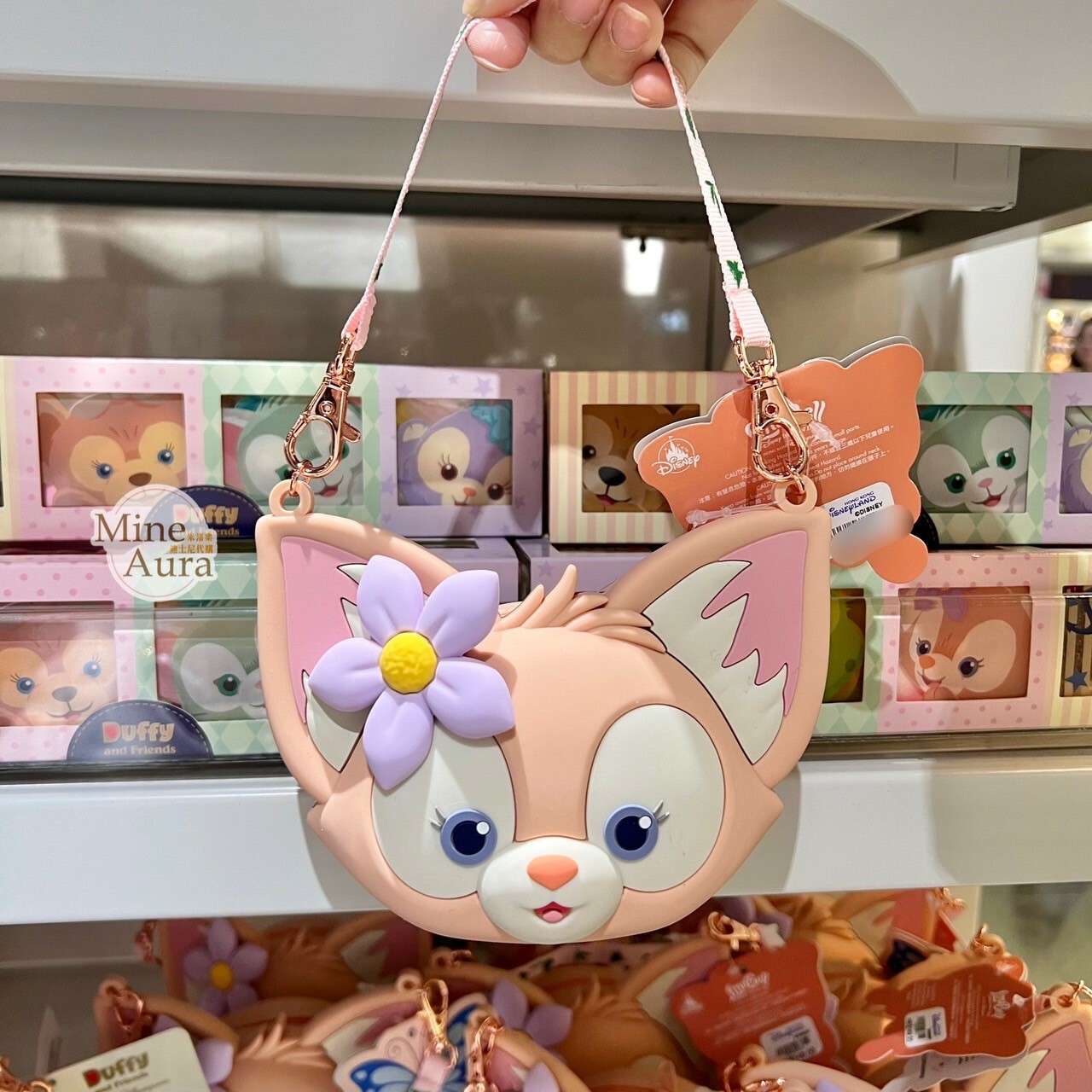 玲娜貝兒 Lina bell 矽膠 大頭造型 手提 糖果盒 收納袋 -香港迪士尼樂園