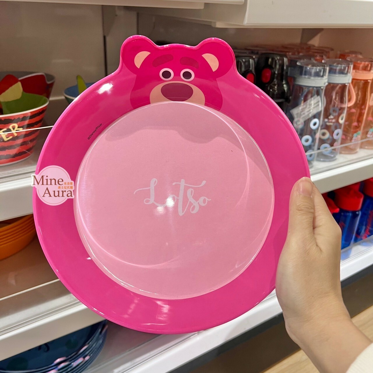 熊抱哥 Lotso 兒童 餐具 造型餐盤 玩具總動員 Toy Story -香港迪士尼樂園