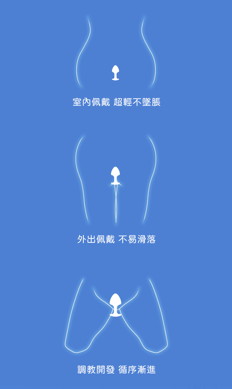 UPKO｜迷幻蘑菇 後庭玩具3件組｜SM調教道具