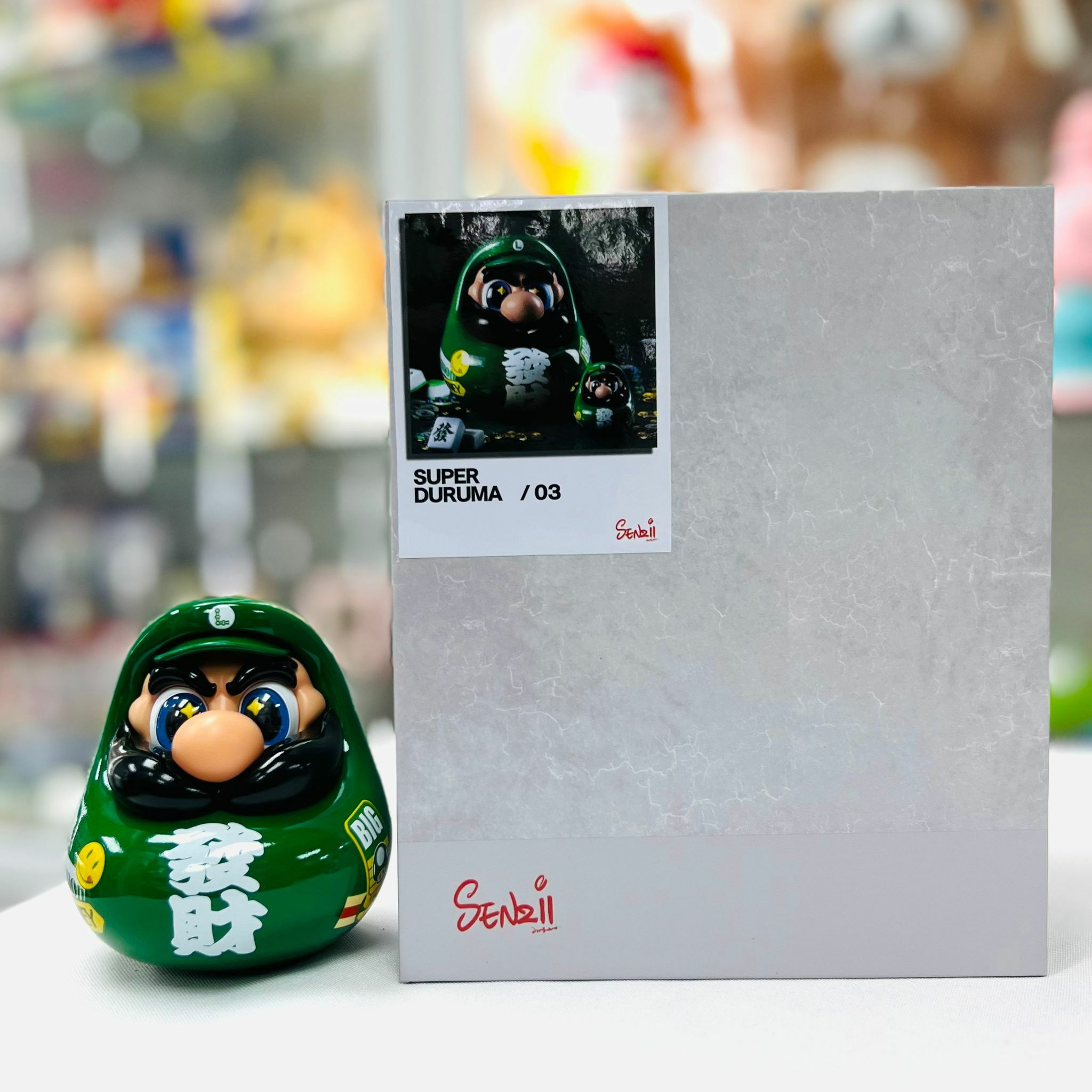 SENZII千紙×超級達摩 SuperDaruma “發財”達摩(25cm/9cm)