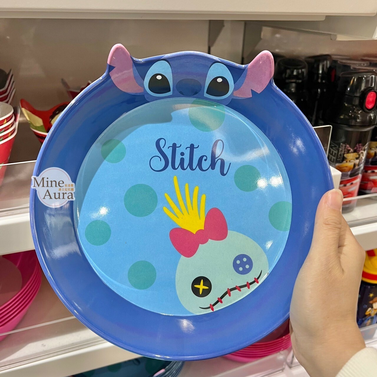 (現貨) 史迪奇 Stitch 兒童 餐具 造型餐盤 星際寶貝 Lilo & Stitch -香港迪士尼樂園