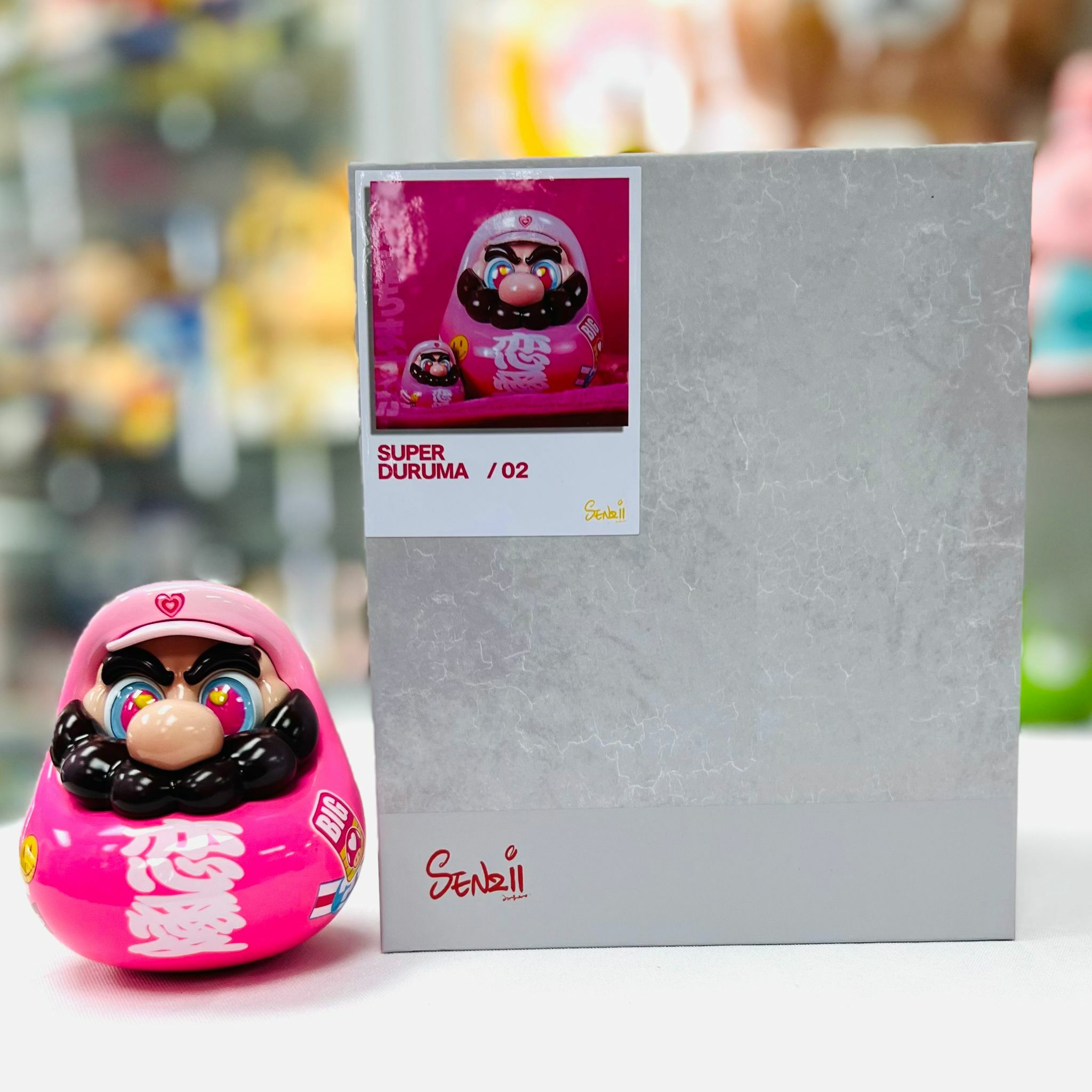 SENZII千紙×超級達摩 SuperDaruma “恋爱”(25cm/9cm)