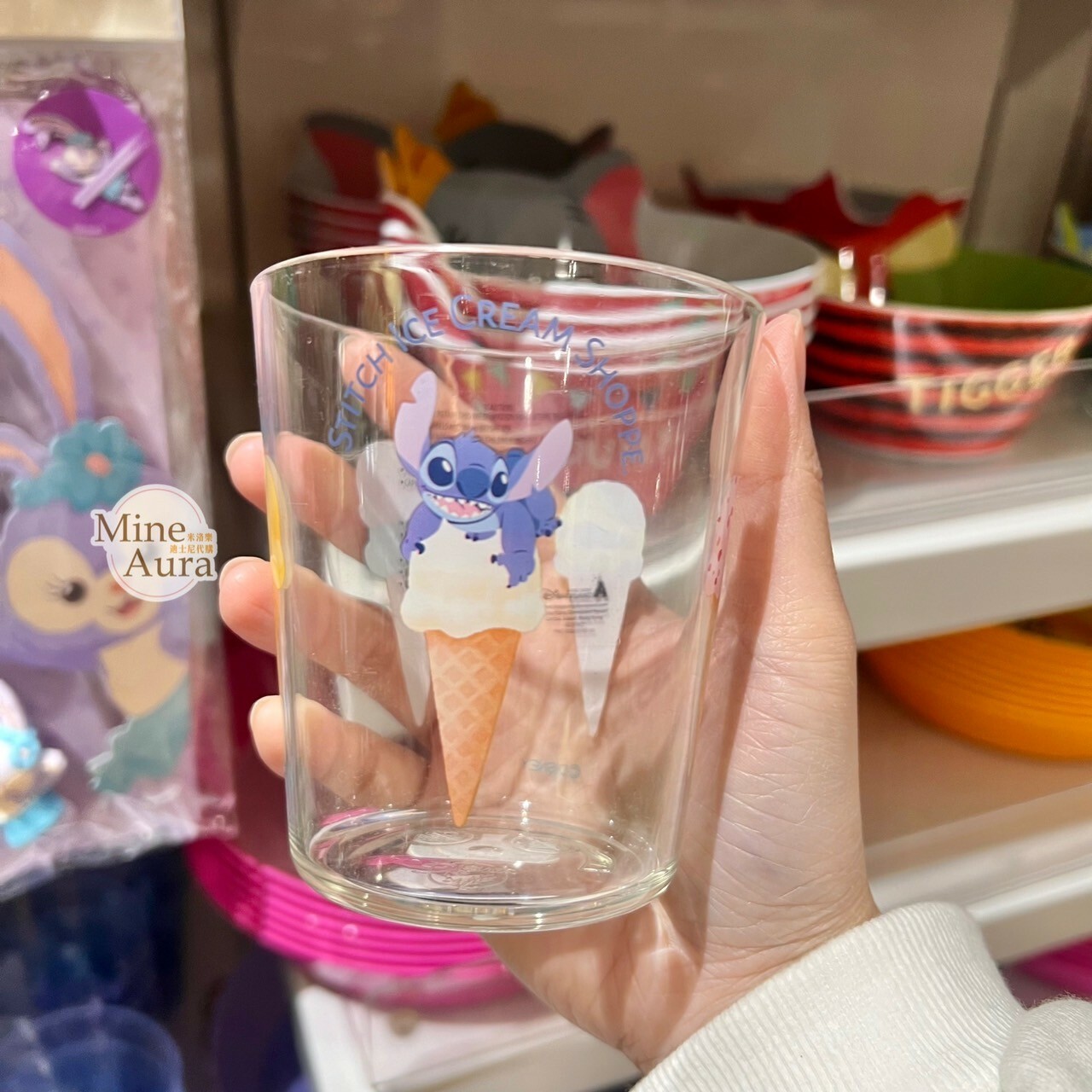 史迪奇 Stitch 抱抱冰淇淋圖案 水杯 星際寶貝 Lilo & Stitch -香港迪士尼樂園