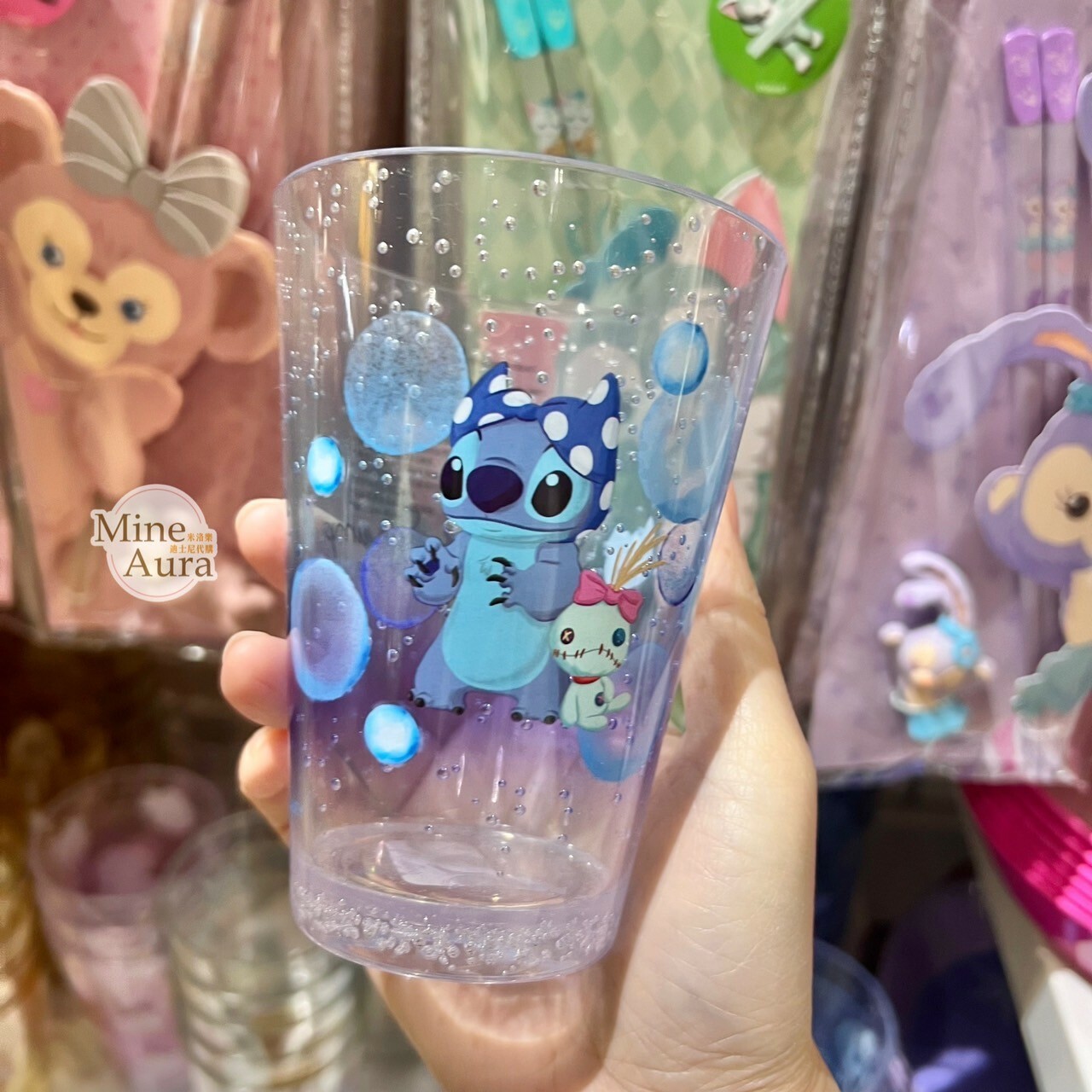 史迪奇 Stitch 醜丫頭Scrump 圖案 氣泡感 設計 水杯 星際寶貝 Lilo & Stitch -香港迪士尼樂園