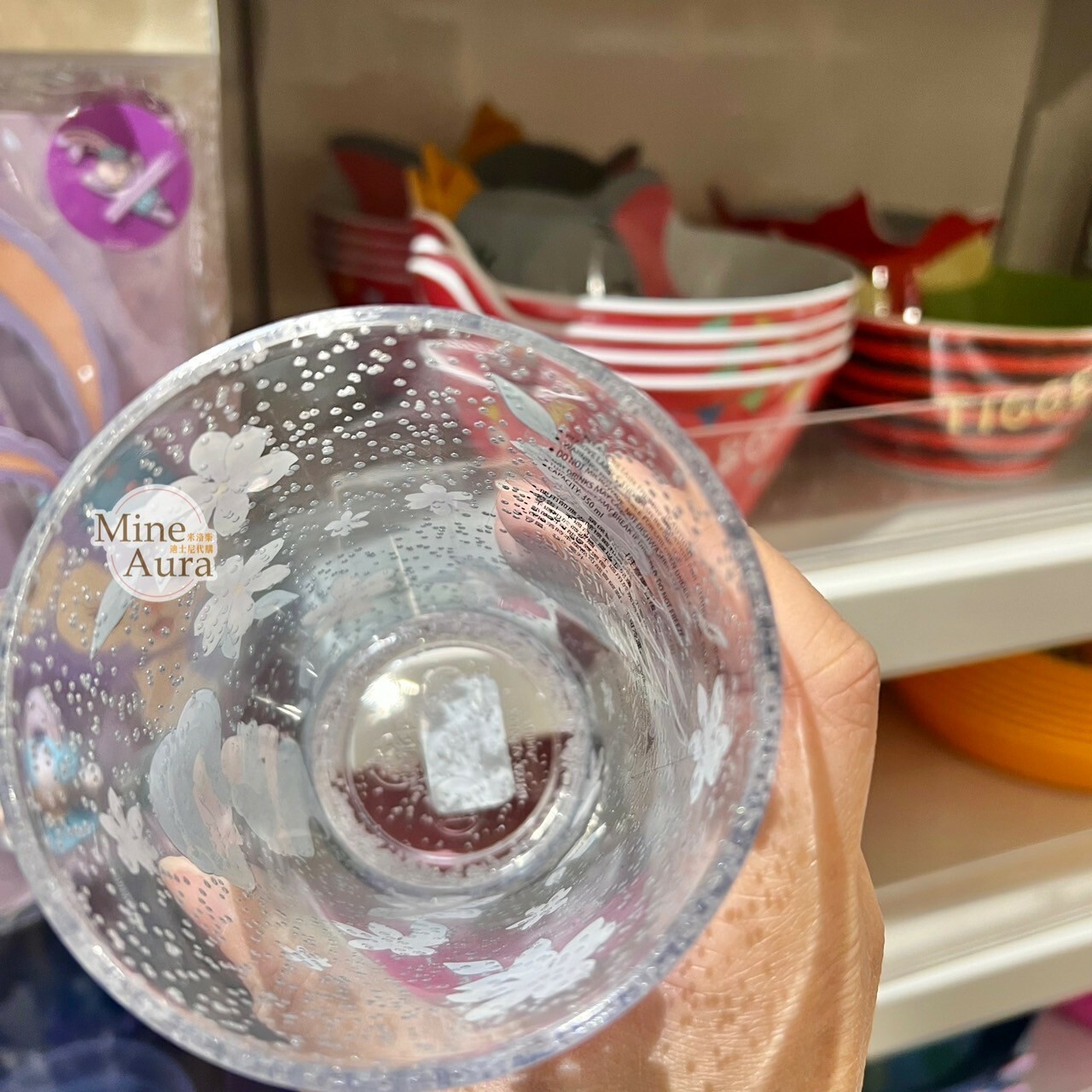 茉莉公主 Jasmine 氣泡感 花卉圖案 水杯 阿拉丁 Aladdin -香港迪士尼樂園