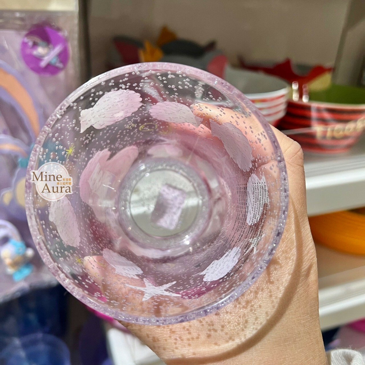 愛麗兒 Ariel 氣泡感 貝殼圖案 水杯 小美人魚 The Little Mermaid -香港迪士尼樂園