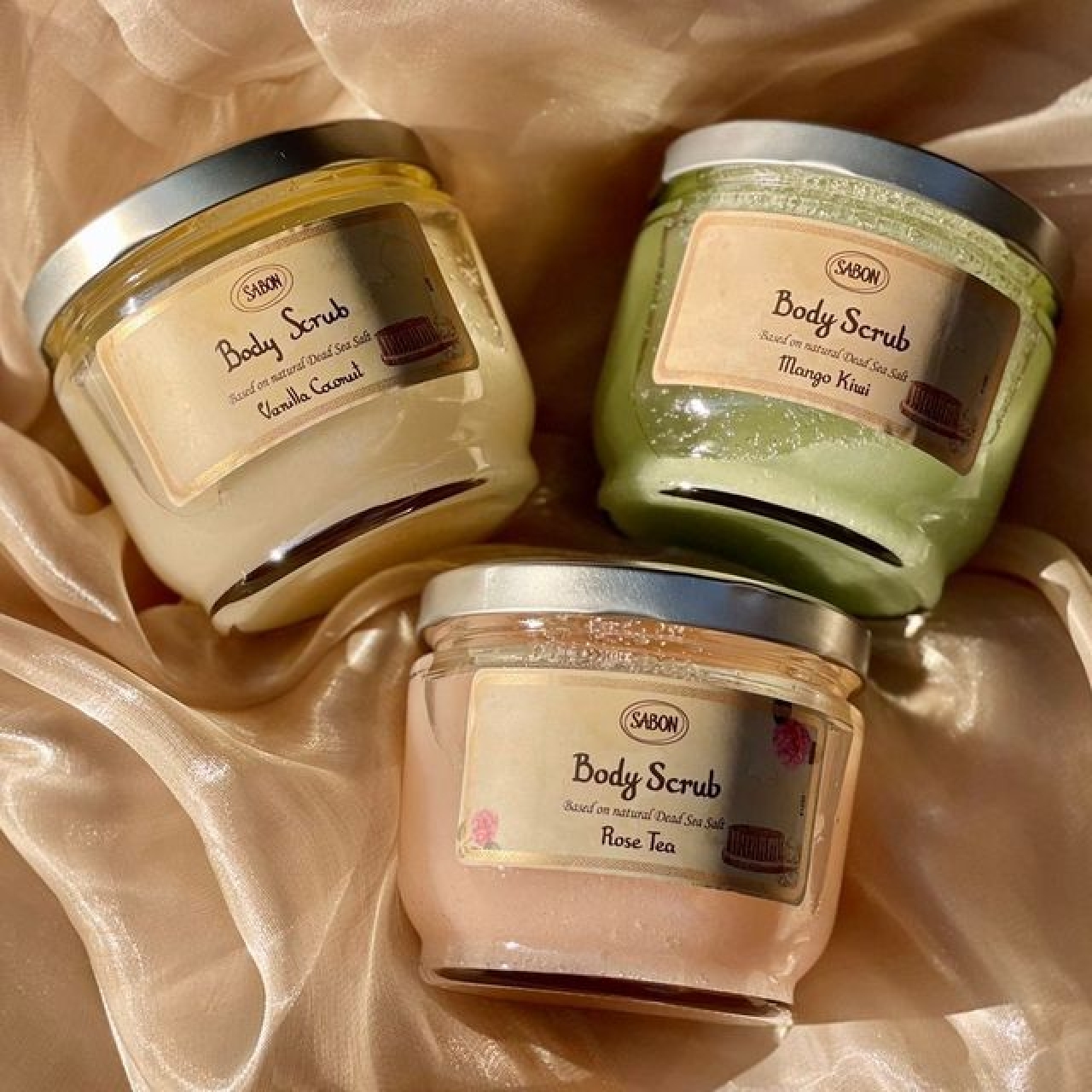 SABON 玫瑰身體磨砂膏 600g