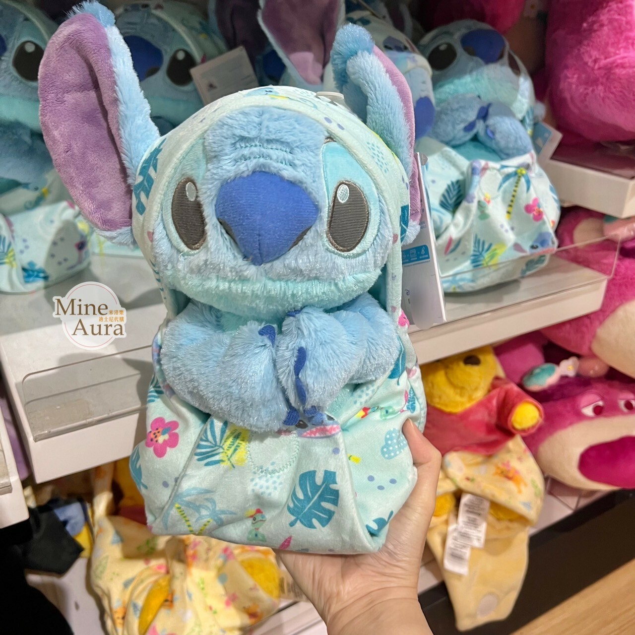 史迪奇 Stitch 寶寶 包巾 娃娃 玩偶 星際寶貝 Lilo & Stitch -香港迪士尼樂園