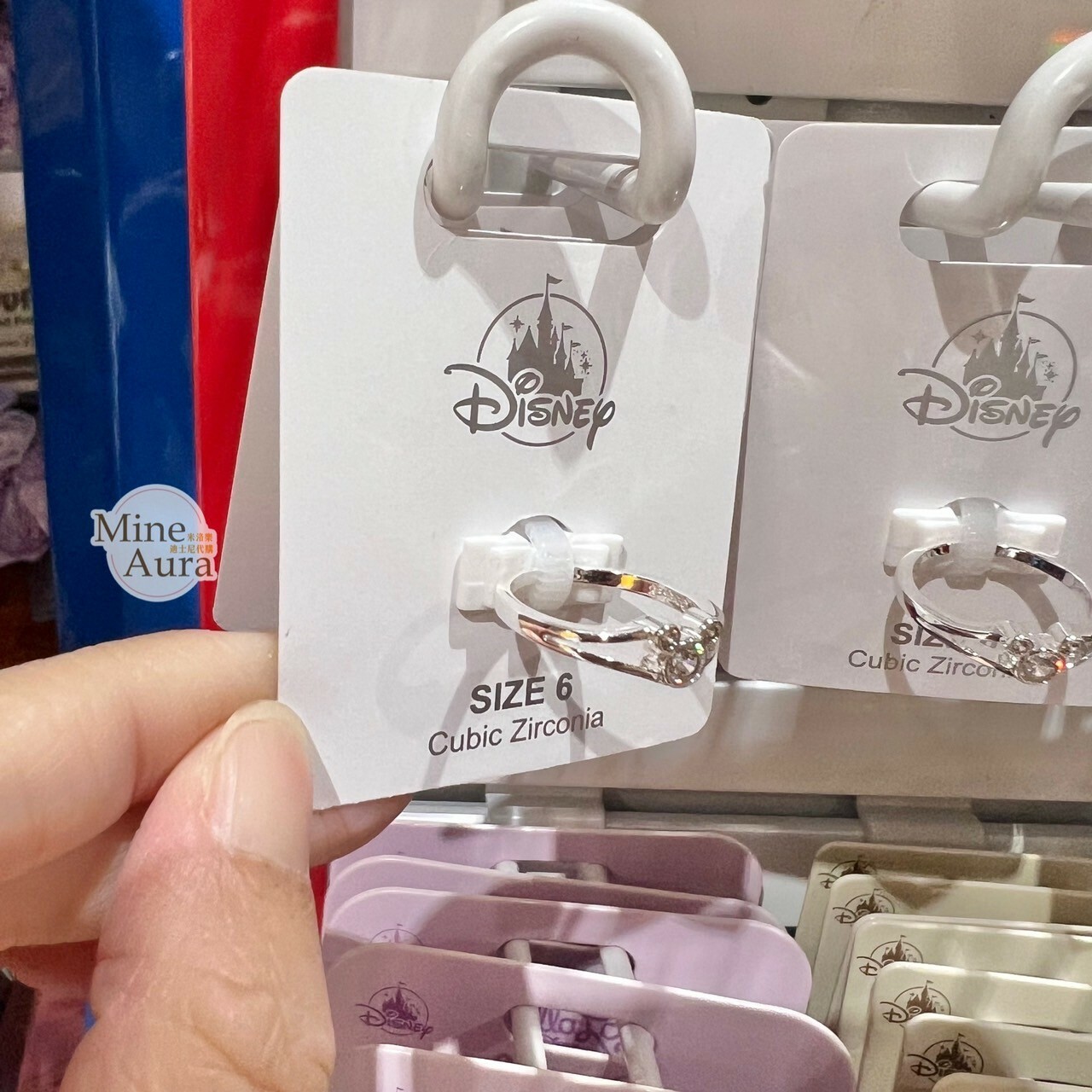 米奇 Mickey 亮鑽米奇頭造型 戒指 首飾 -香港迪士尼樂園