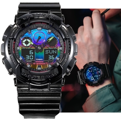 Casio G-Shock GA-100RGB-1A 手錶  (香港行貨)