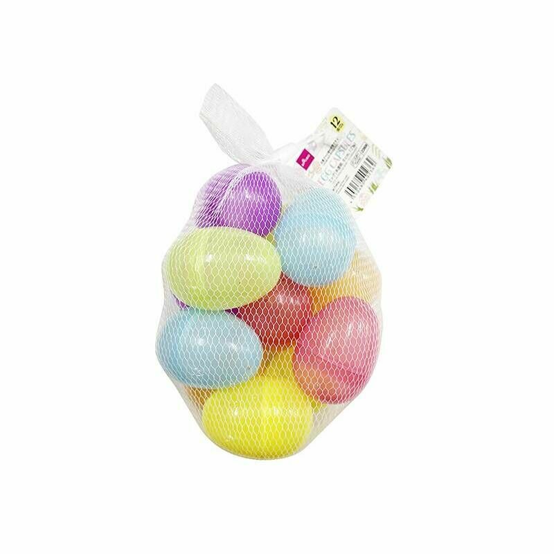 復活節彩蛋收納盒/半透明 6cm 12入