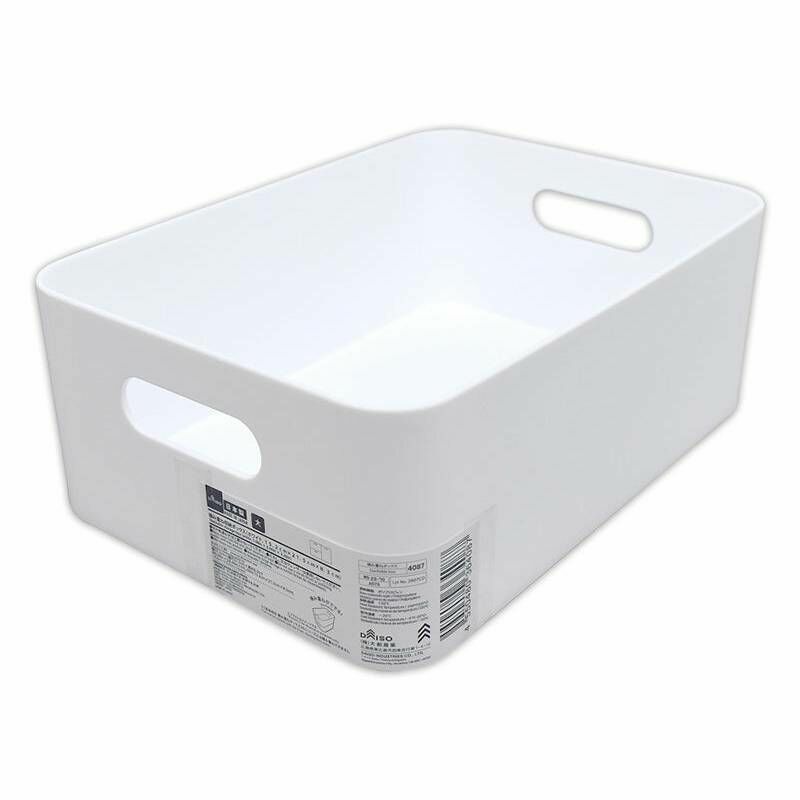 堆疊式收納盒/白 15.2x8.3x21.5cm