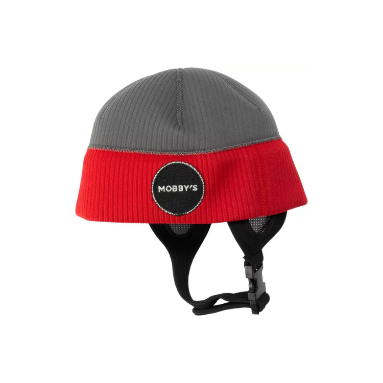 MOBBY'S - BEANIE (炭灰/紅) / 2mm