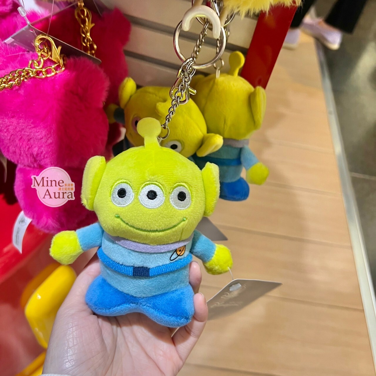 三眼怪 Alien 絨毛 鑰匙圈 吊飾 玩具總動員 Toy Story -香港迪士尼樂園