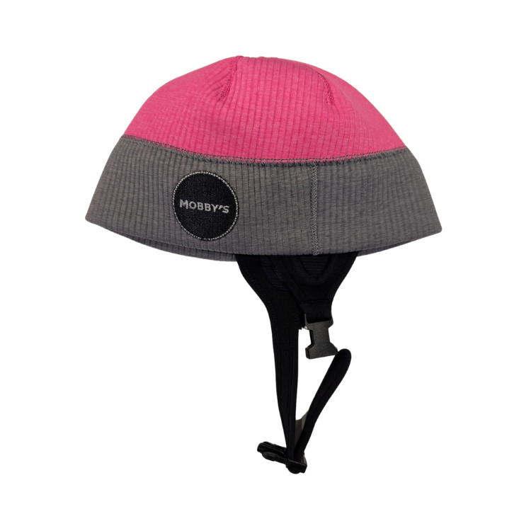 MOBBY'S - BEANIE (柔霧粉/灰) / 2mm