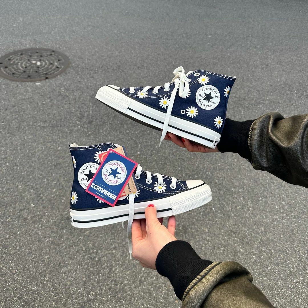 Converse All Star Daisyflower Hi 日本限定小雛菊3色高筒帆布鞋3131