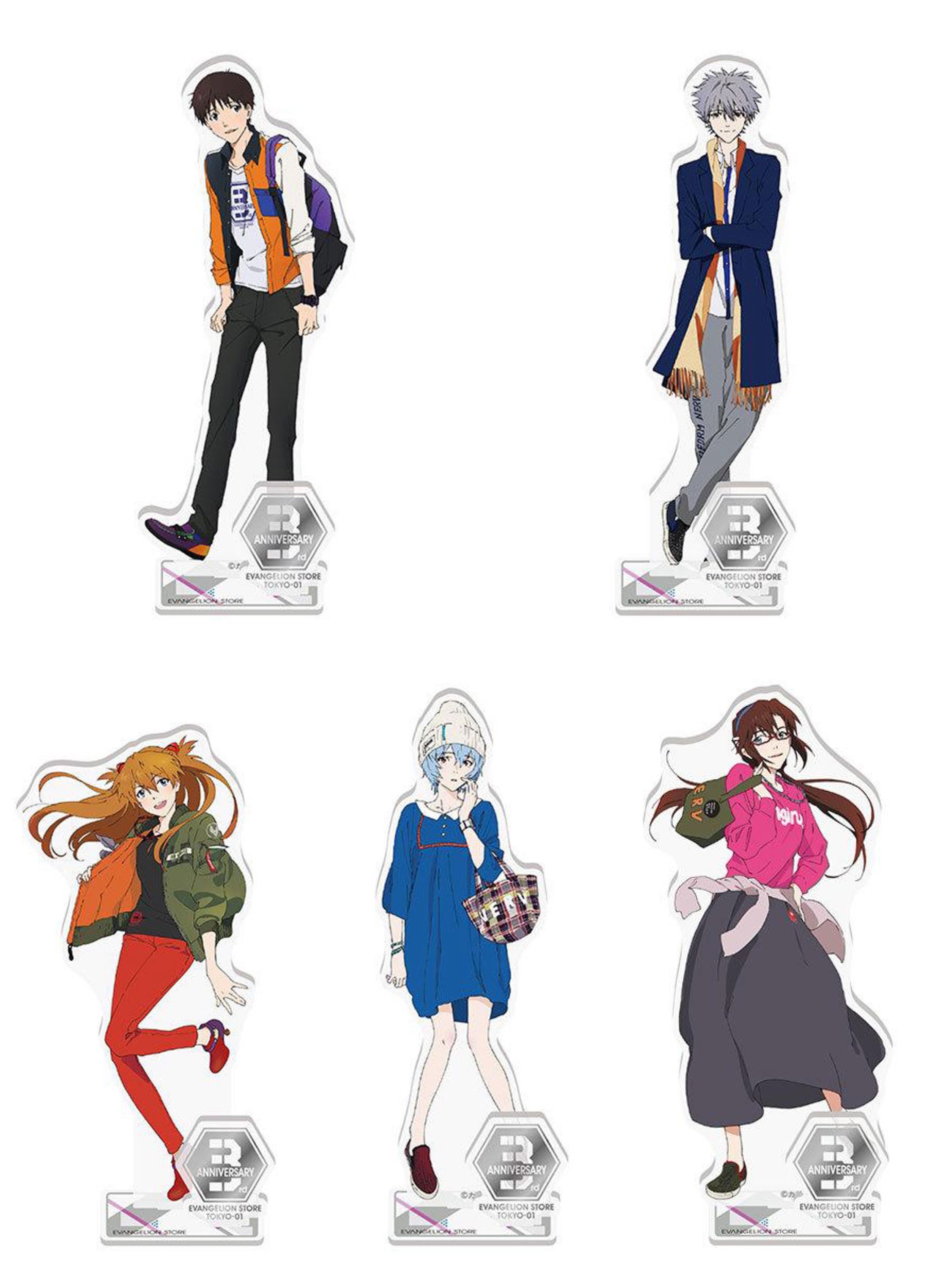Evastore 預訂2024/7月 EVA STORE TOKYO-01【10周年記念】アクリルスタンド(3周年)