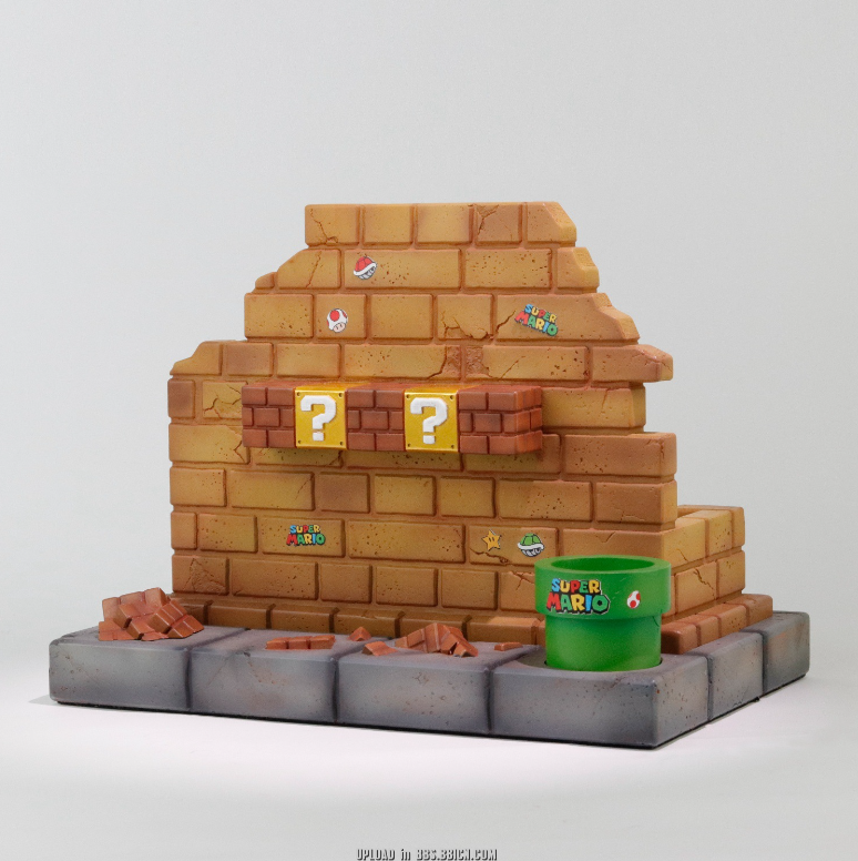 PNG創意雜貨鋪 Switch瑪利歐場景主題充電盒創意底座
