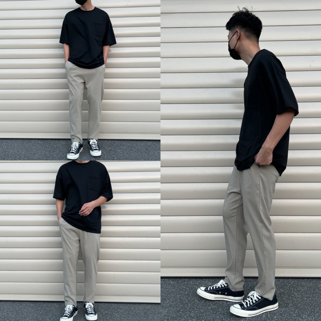 XK625 彈力修身九分褲