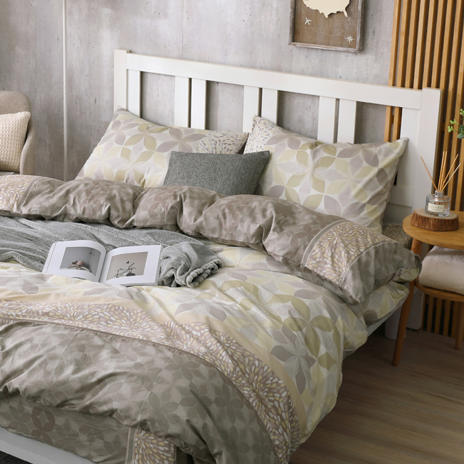 200織精梳棉兩用被  | 2033 朱利安 咖  | 鴻宇