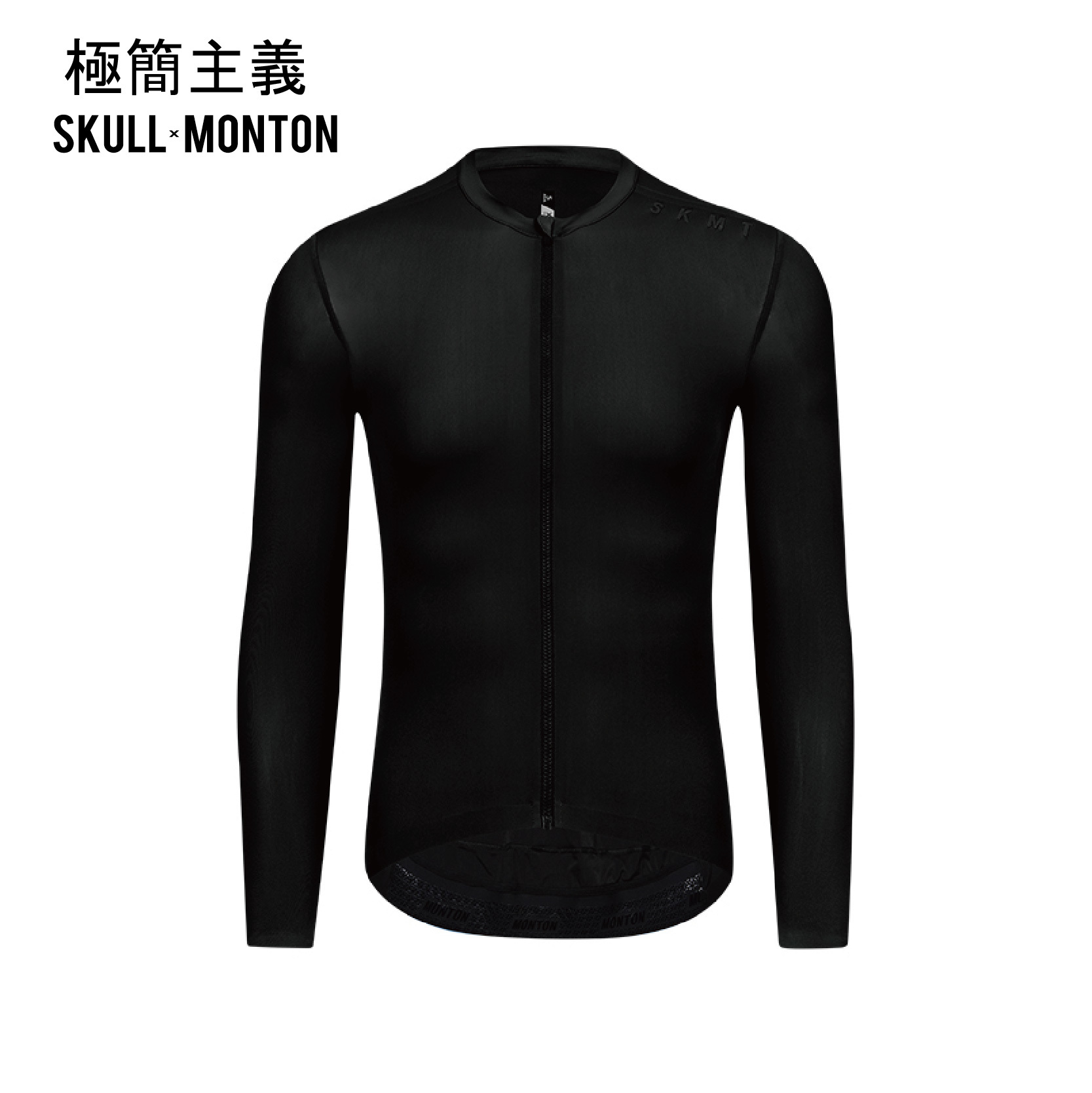 極簡主義黑色男款長上衣