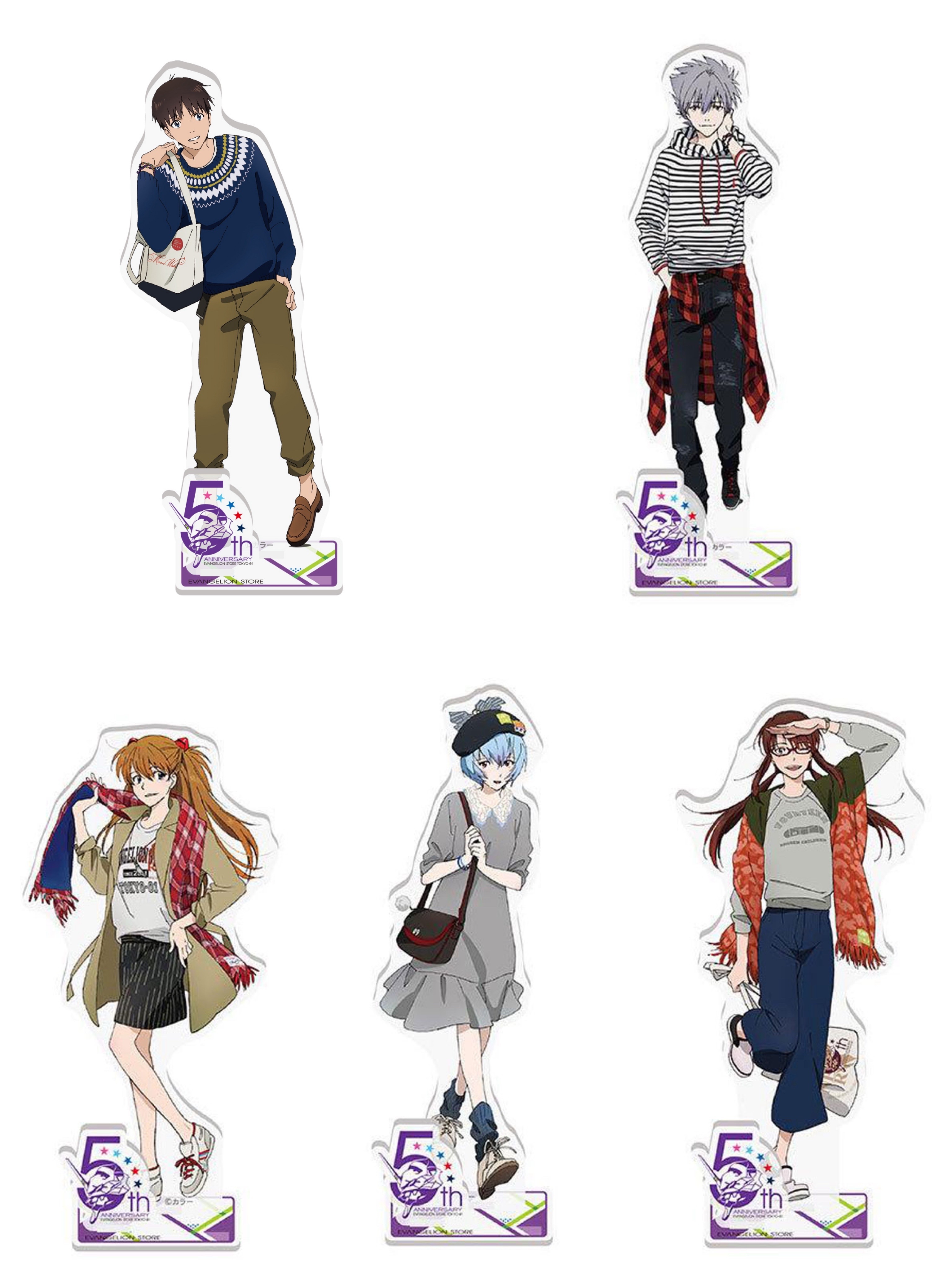 Evastore 預訂2024/7月 EVA STORE TOKYO-01【10周年記念】アクリルスタンド（5周年）