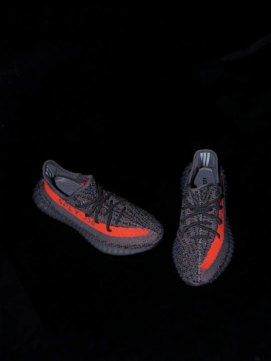 Adidas Originals Yeezy Boost 350 V2 "Beluga Reflective" 灰橘 滿天星 GW1229