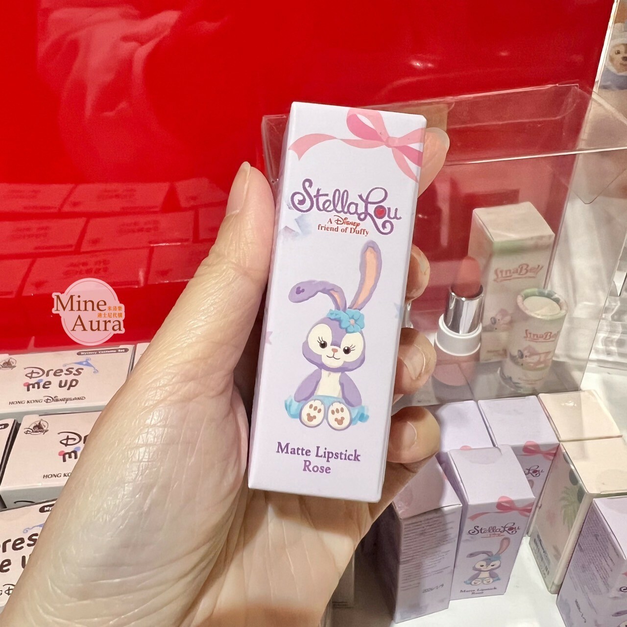 史黛拉露 星黛露 StellaLou 玲娜貝兒 Lina bell 口紅 唇膏 -香港迪士尼樂園