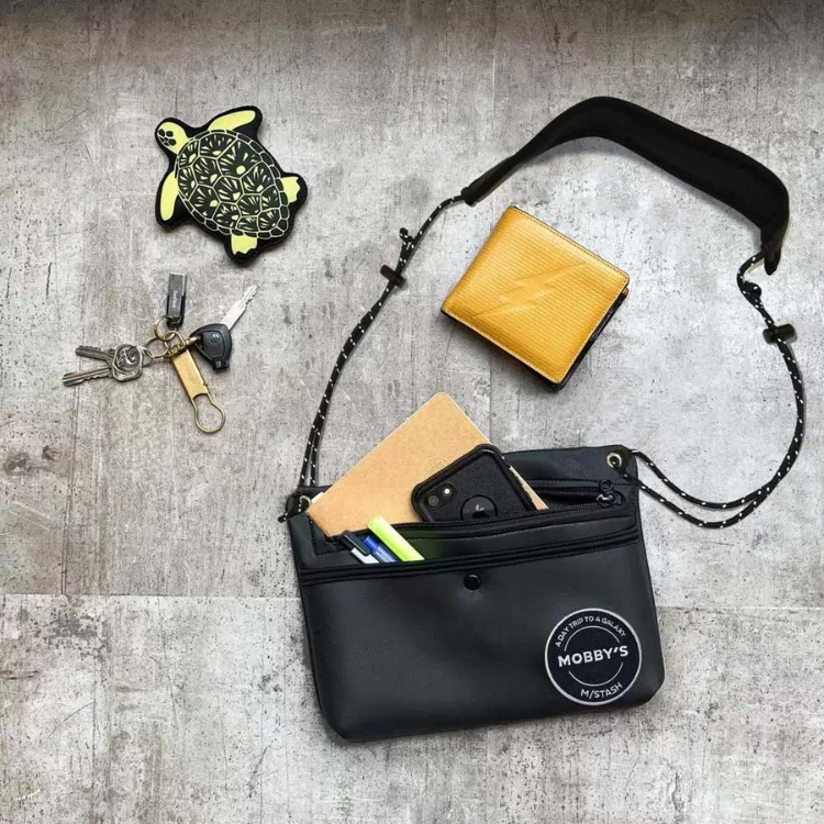 MOBBY'S - 斜背小物袋SACOCHE BAG (土耳其藍/翡翠綠)