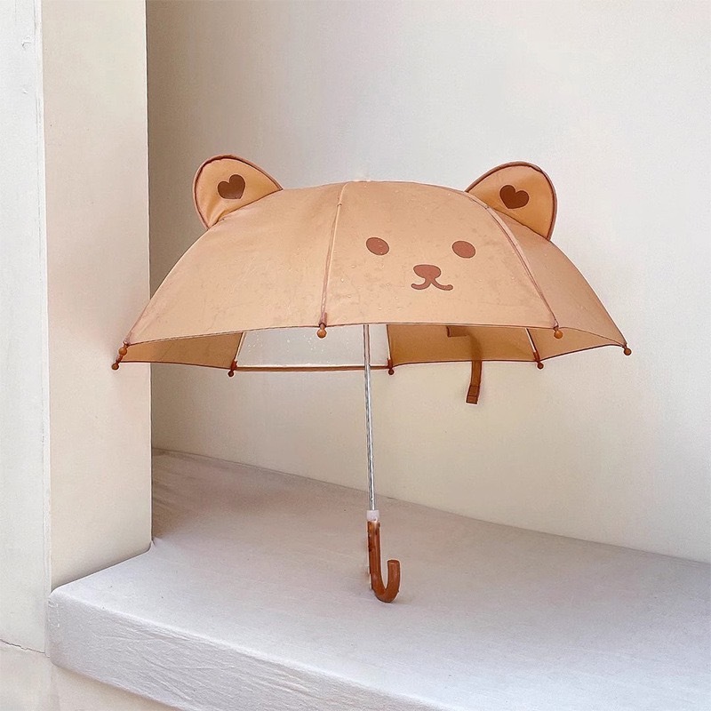 熊熊耳朵兒童雨傘