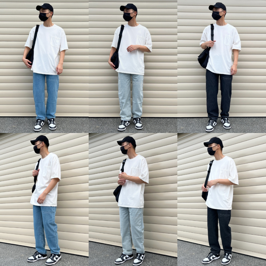 9106 闊腿牛仔褲