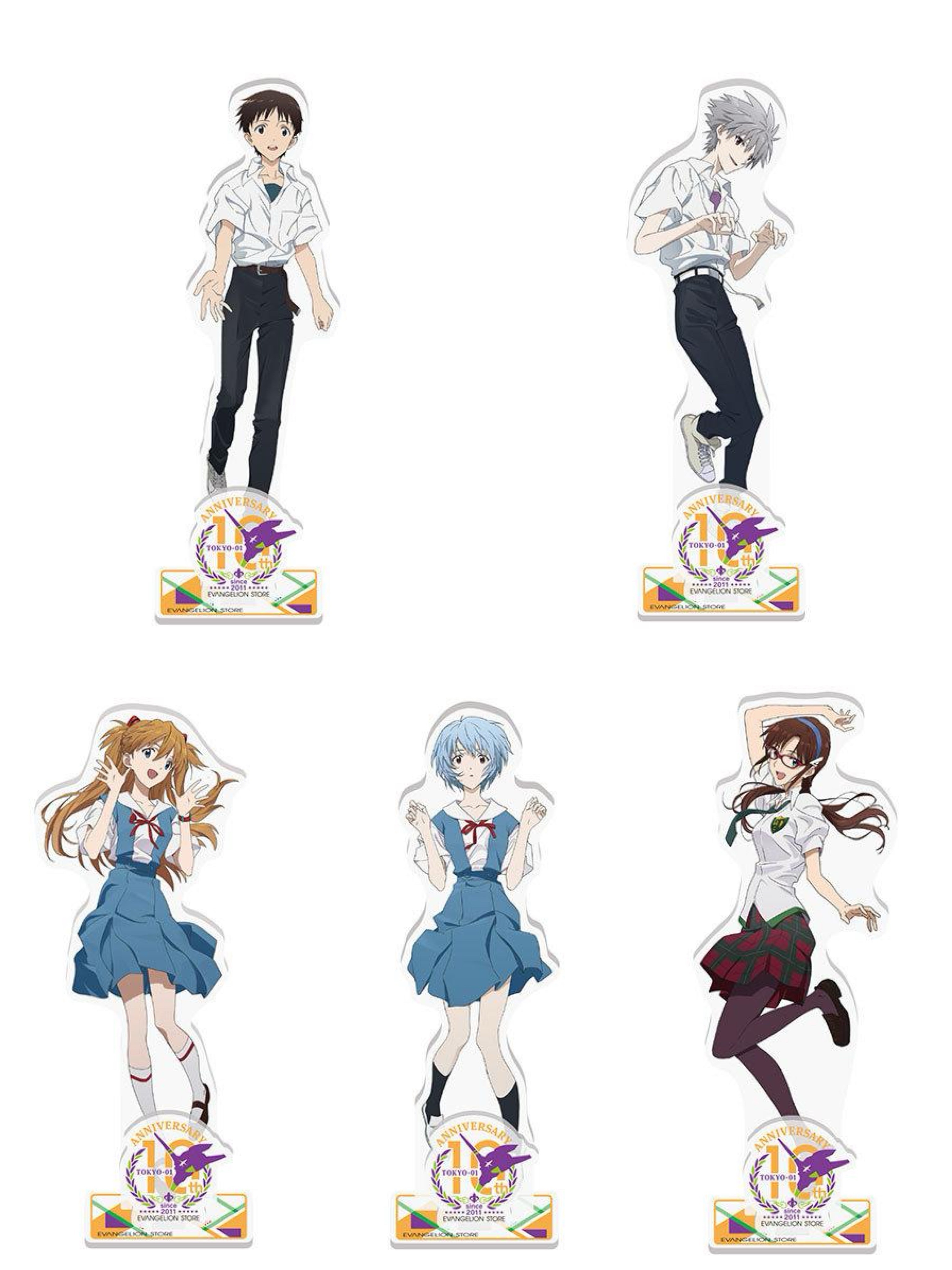 Evastore 預訂2024/7月 EVA STORE TOKYO-01【10周年記念】アクリルスタンド(10周年)